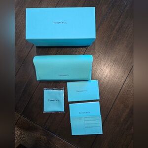 Tiffany & Co. Signature Blue Glasses Case Set
